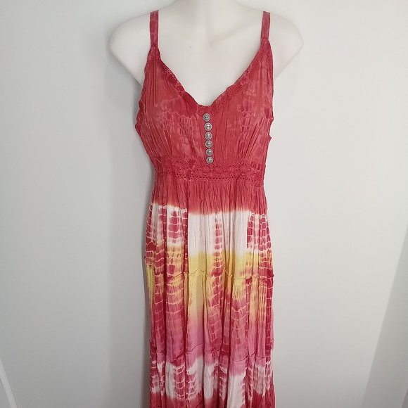 Papa midi summer dress with adjustable straps - Picture 1 of 2
